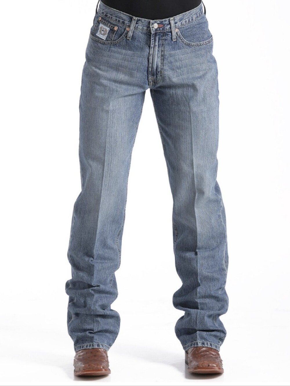 Cinch Men's White Label Mid Rise Relaxed Fit Straight Leg Jeans.(#2091C)
